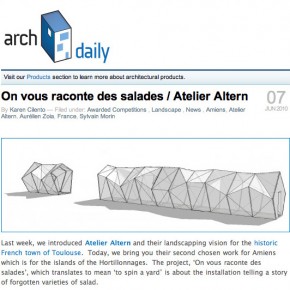 ArchDaily, juin 2010